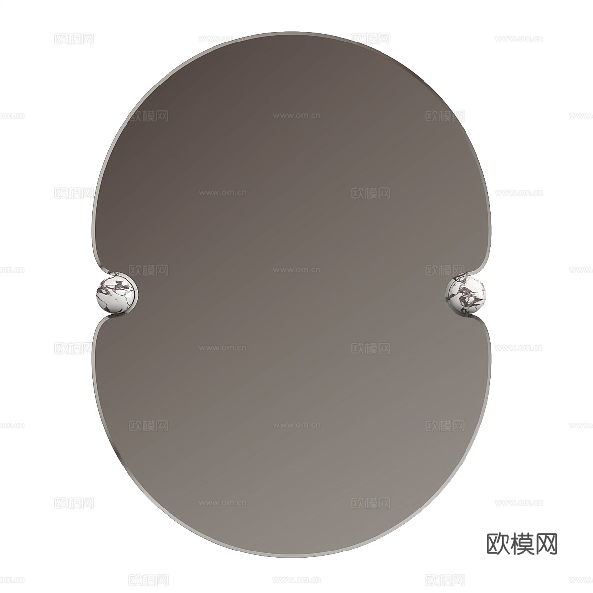 现代意式极简 Lucetta 壁镜3d模型