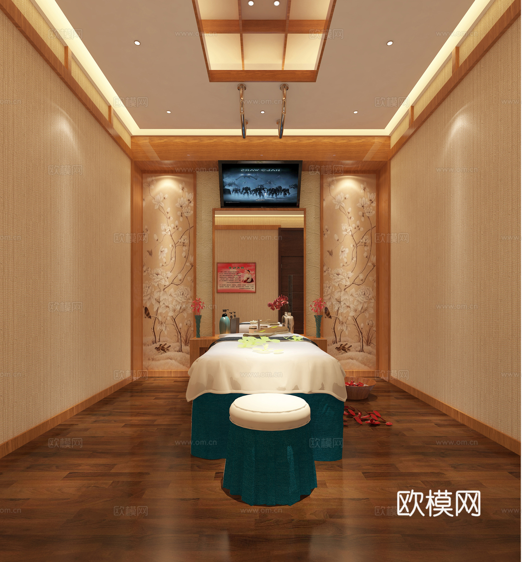 松骨3d模型