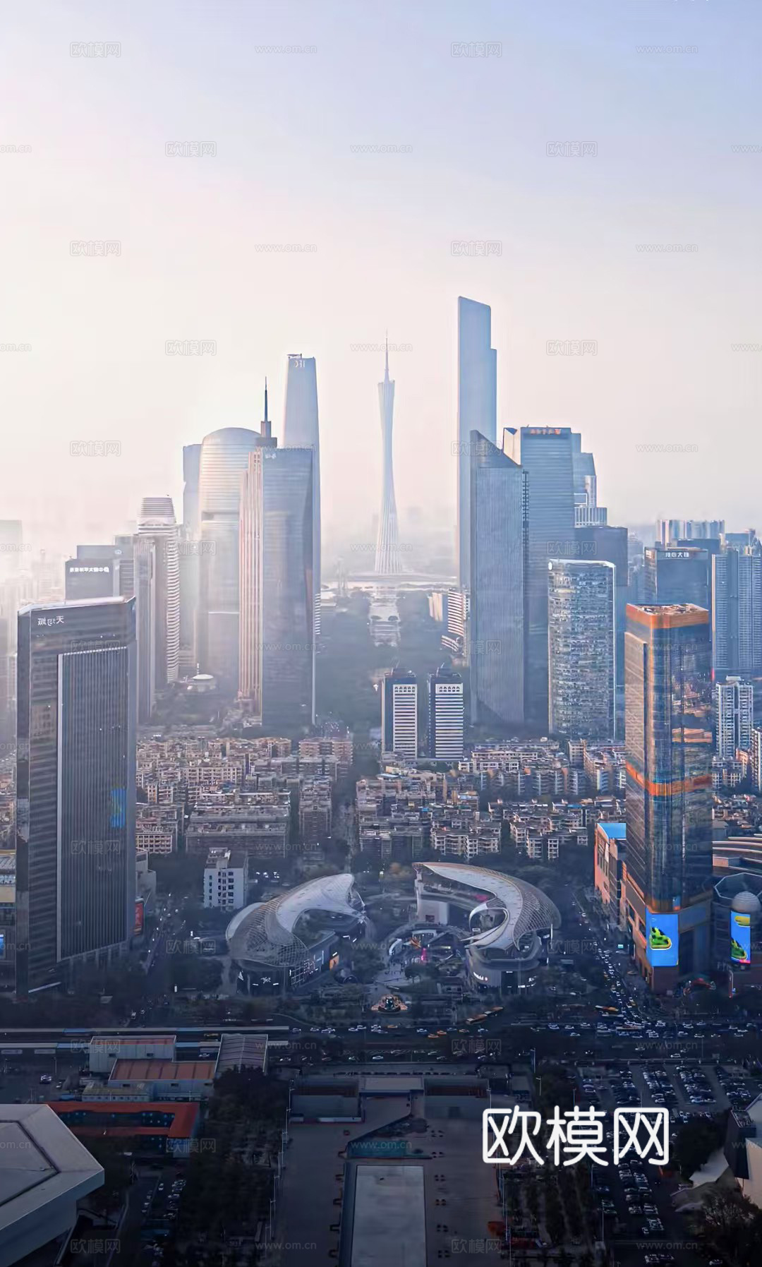 白天都市外景