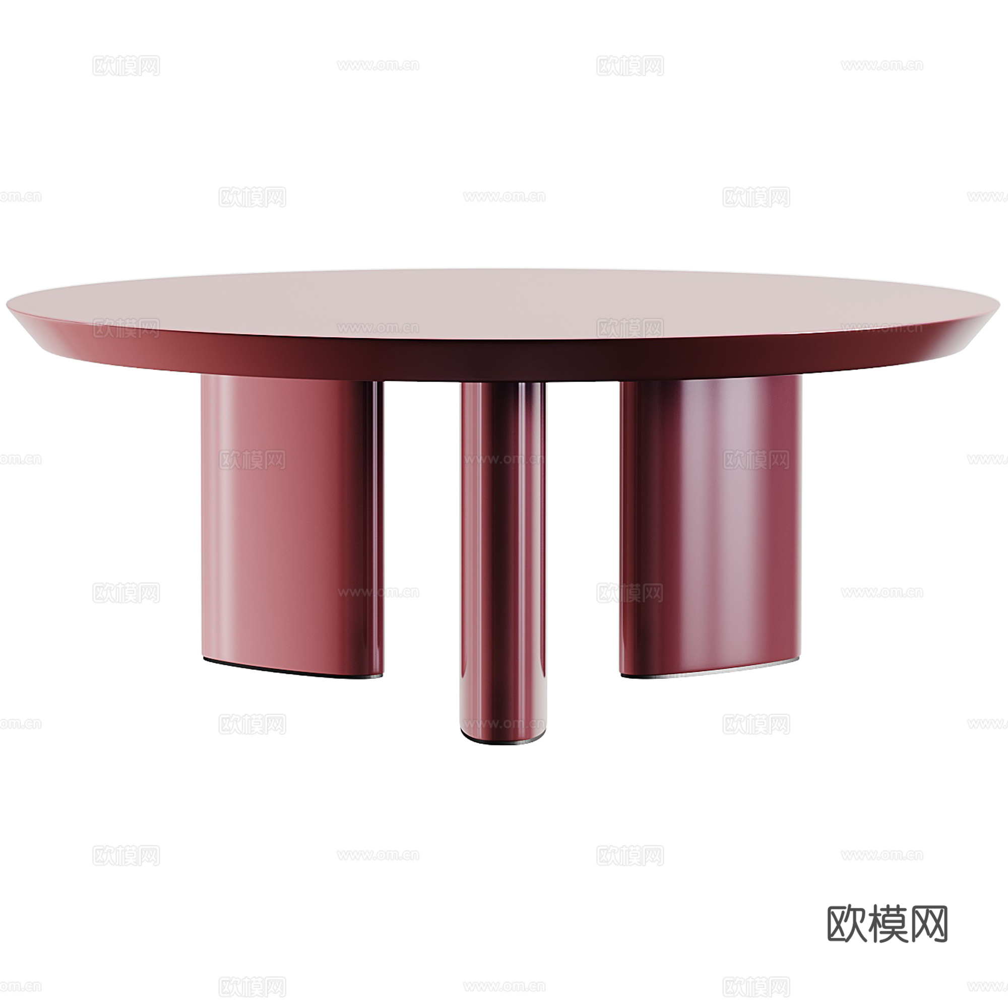 Anish wood coffee table by min3d模型