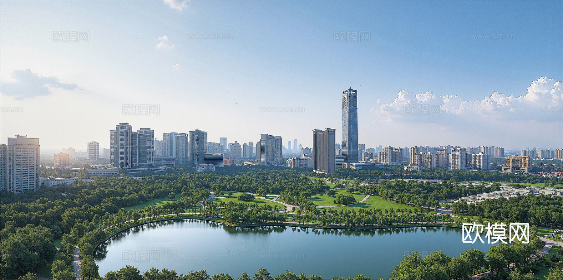 白天城市外景