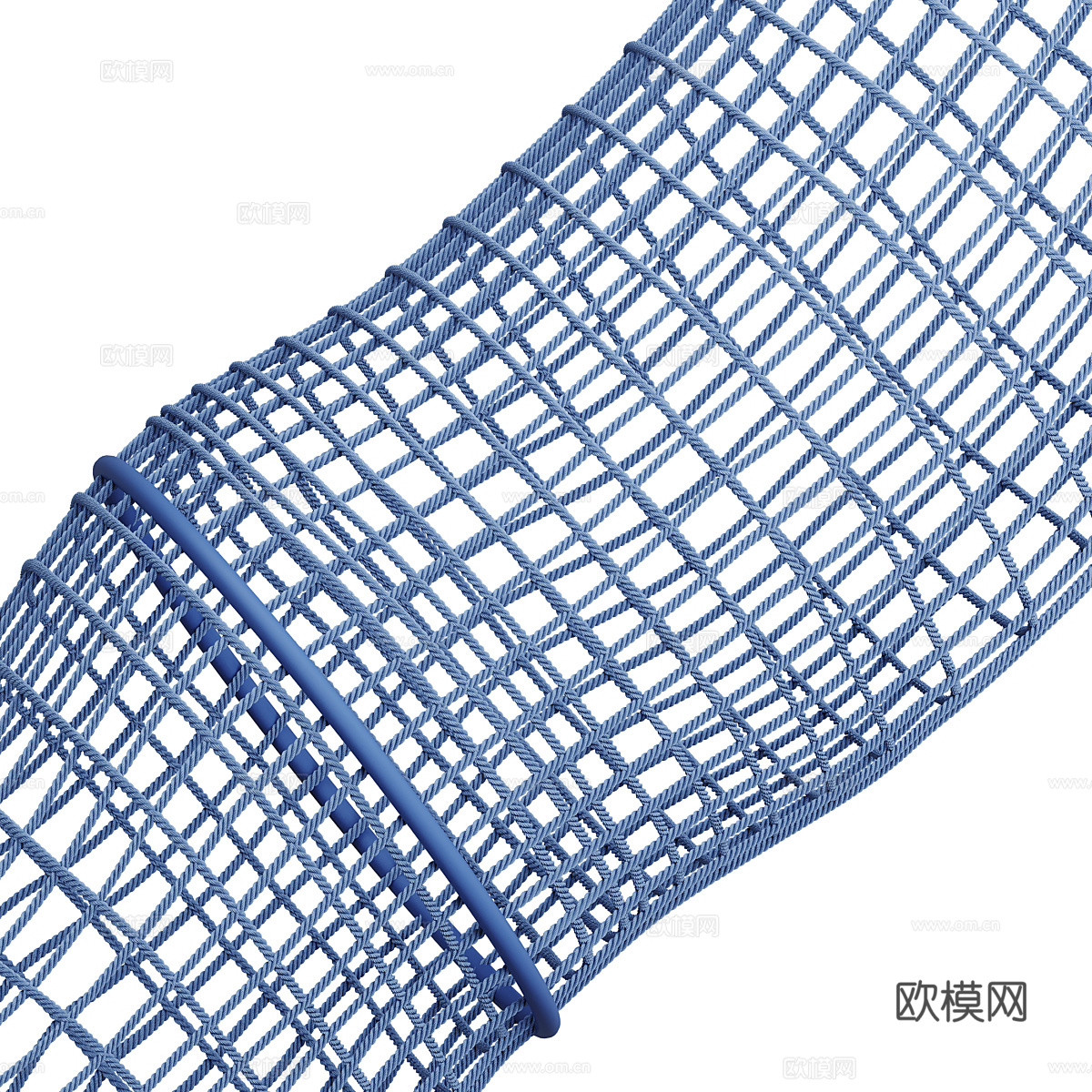 儿童绳索网状游乐设施3d模型