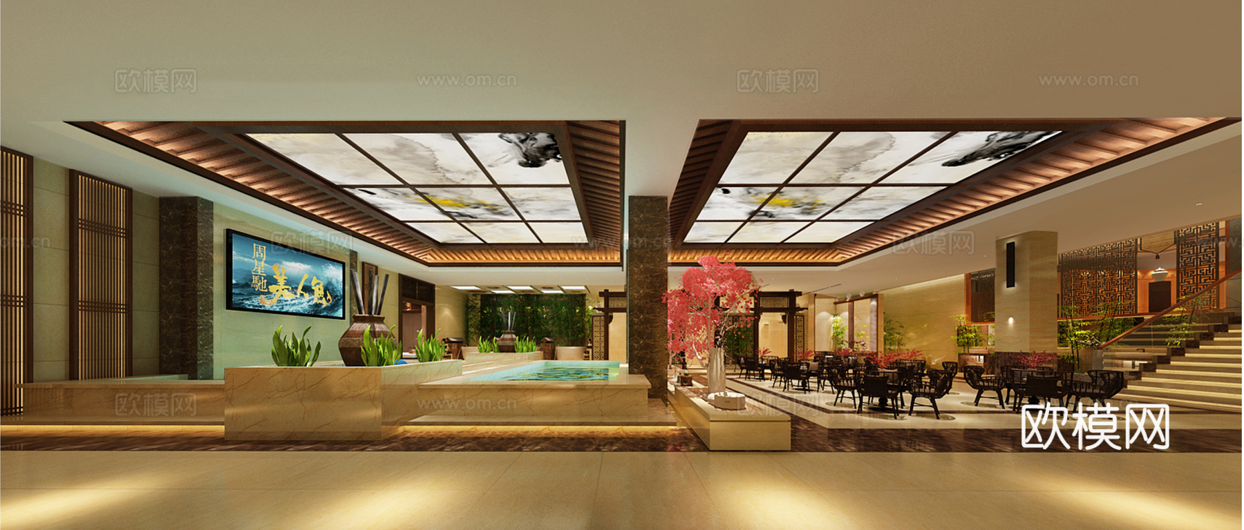 浴区免费3d模型下载（渲染图2）