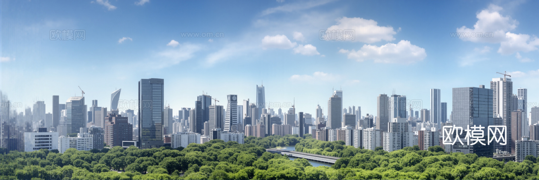 白天城市外景