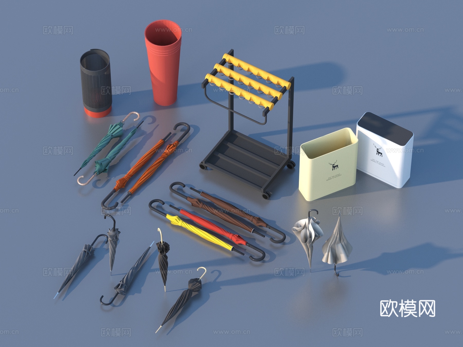 置物架 雨伞 雨具 生活用品3d模型