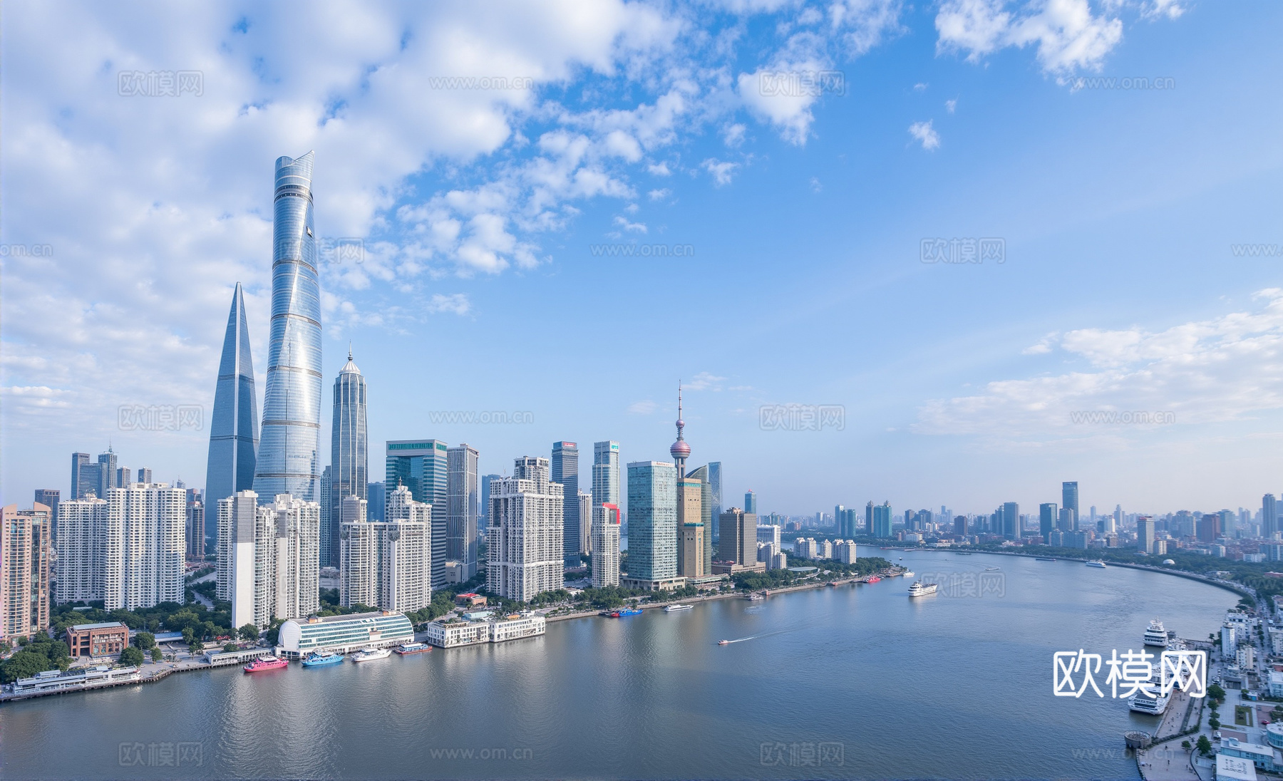 白天城市外景