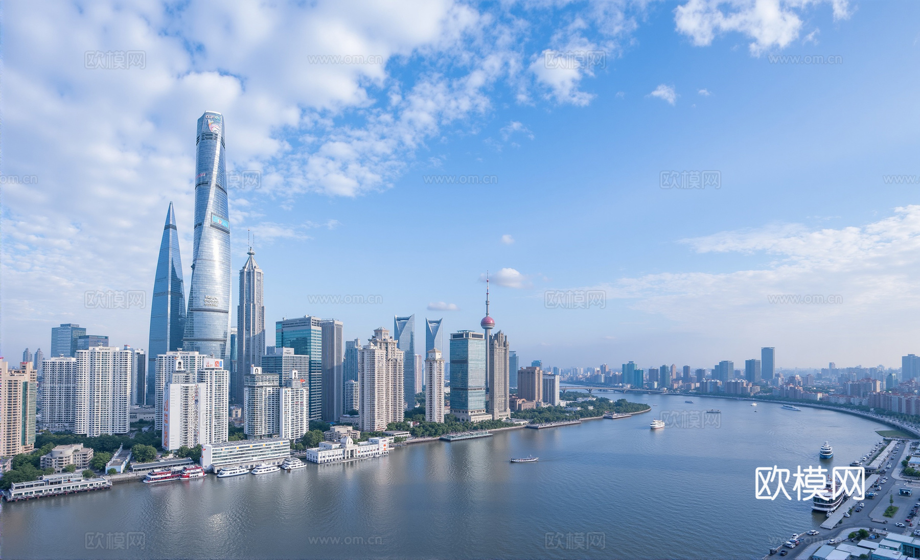 白天城市外景