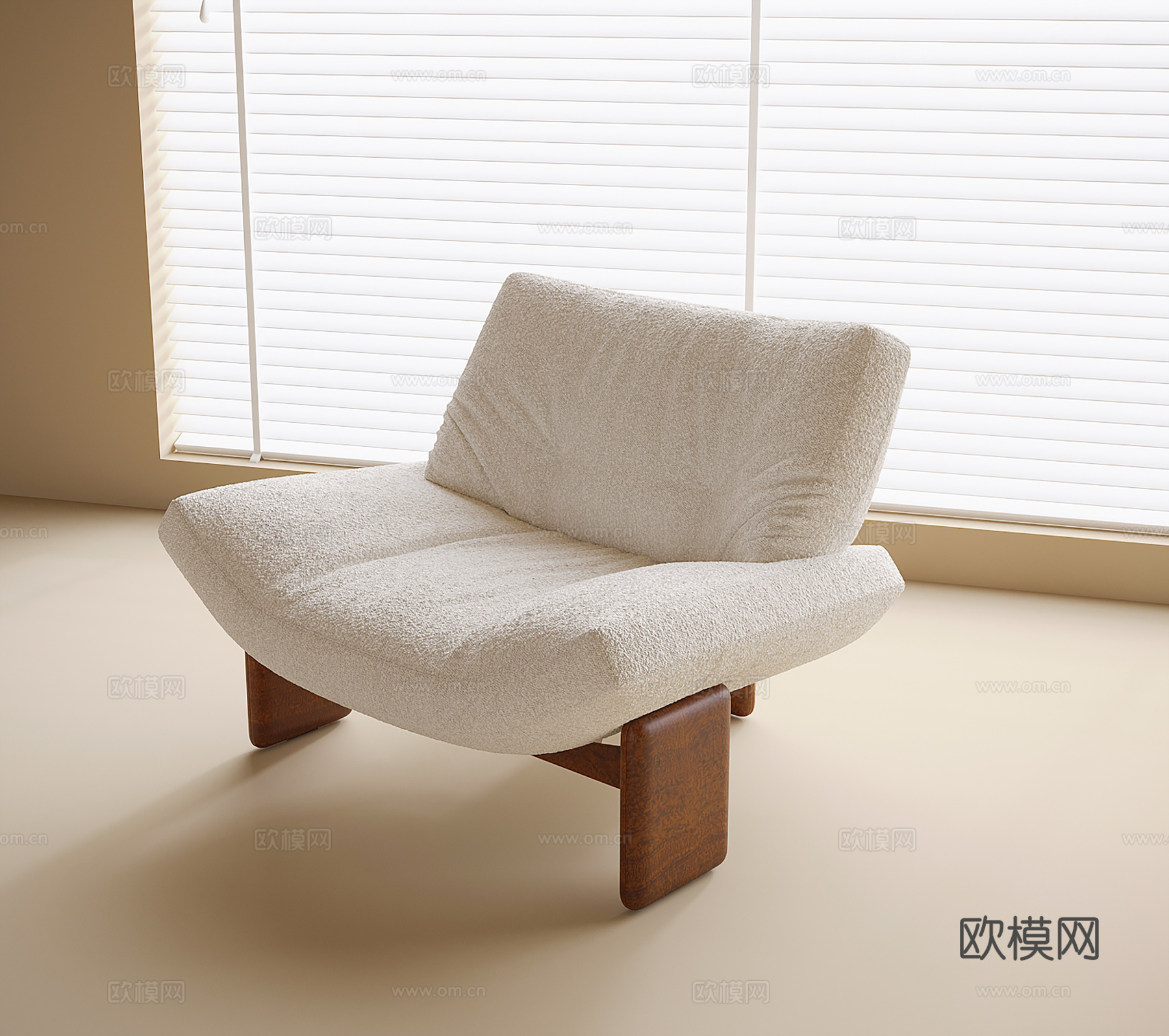 法式沙发椅 休闲椅3d模型下载