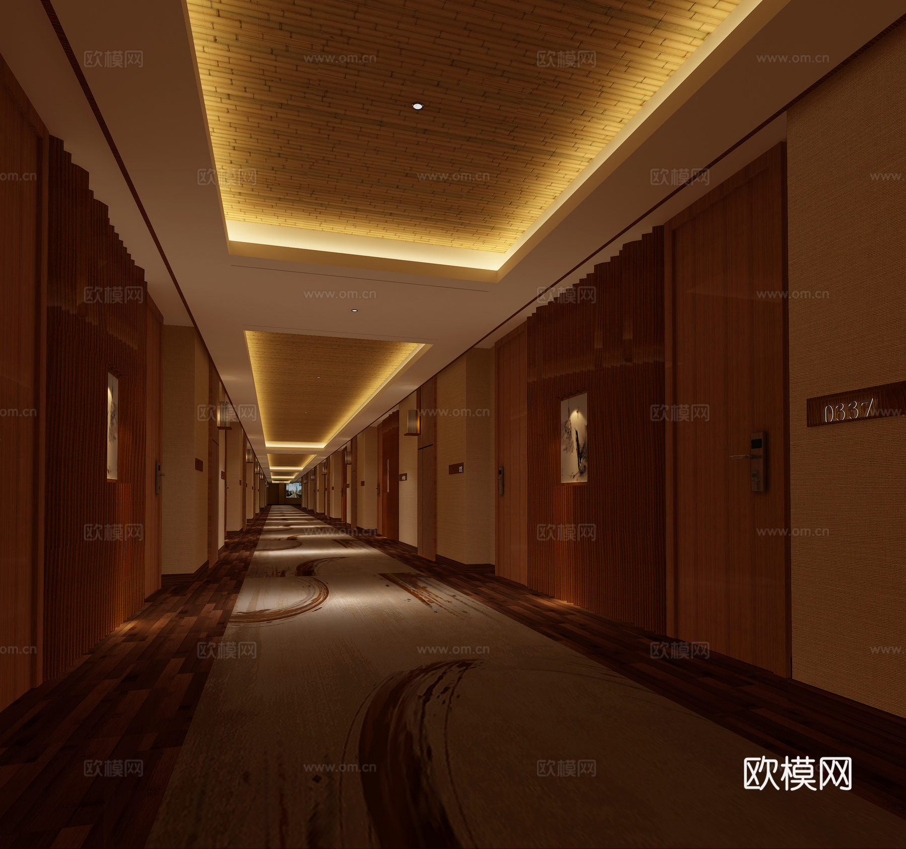 走廊3d模型