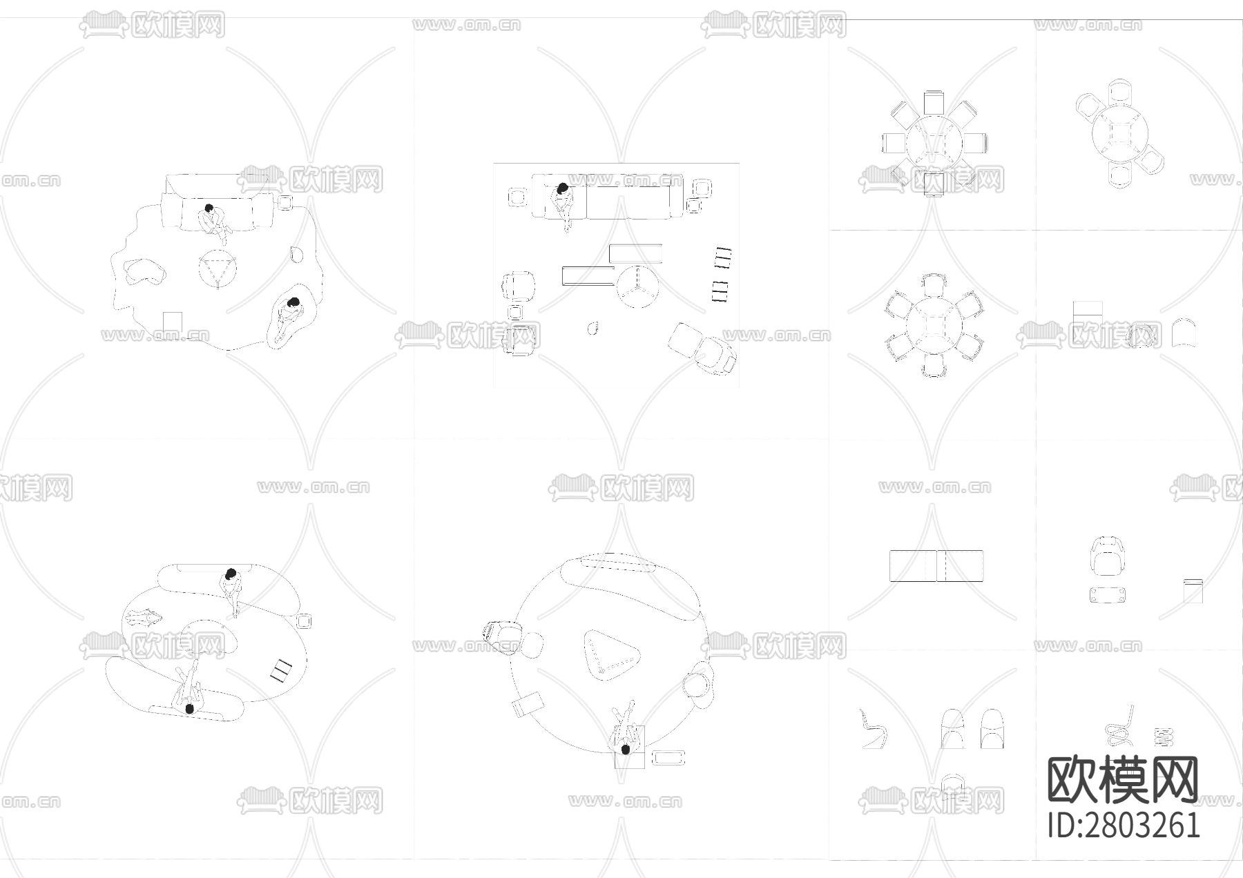 瑞士Vitra图册+平面CAD图库下载（渲染图1）