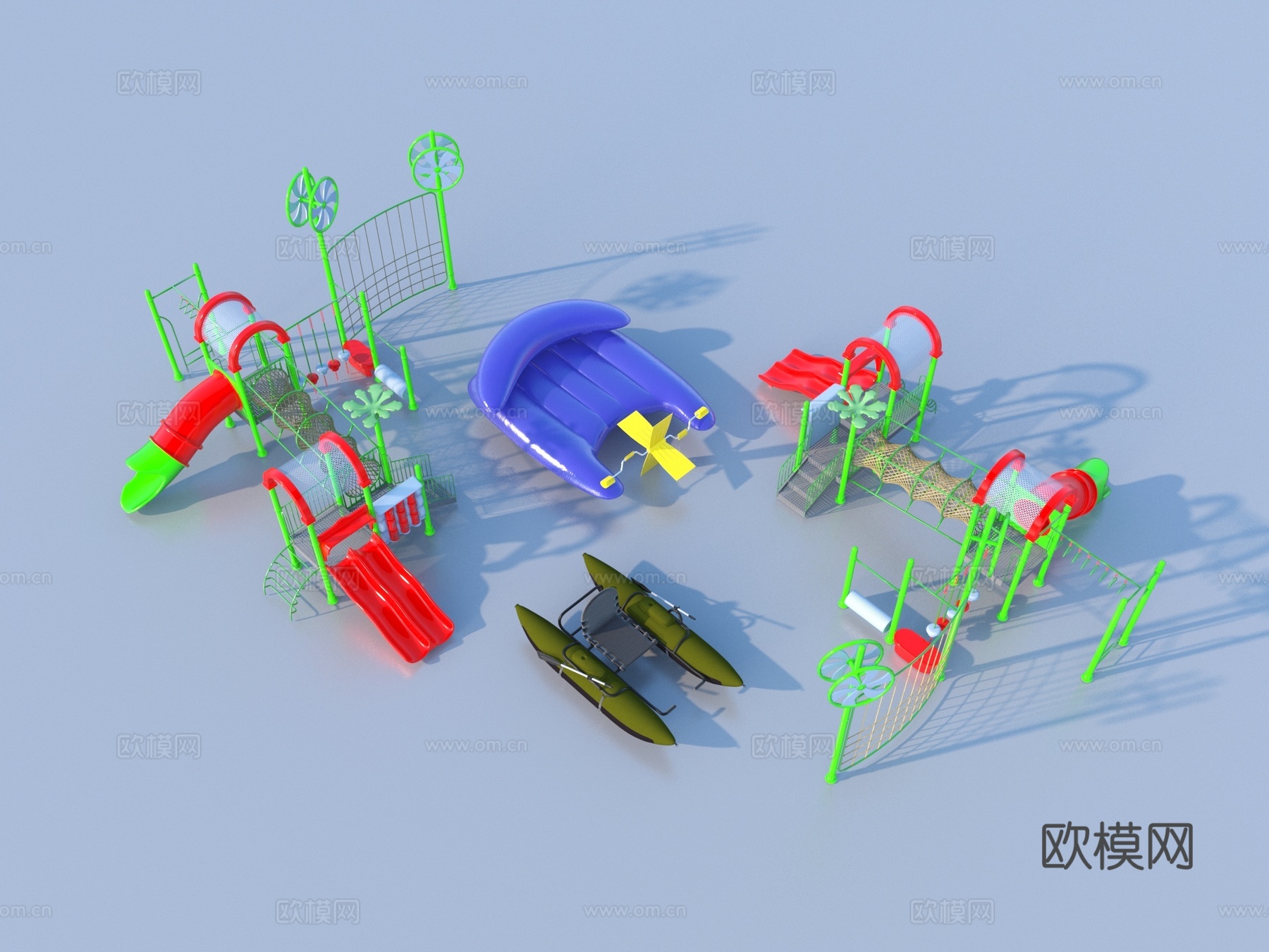 游乐设备 儿童游乐设施3d模型