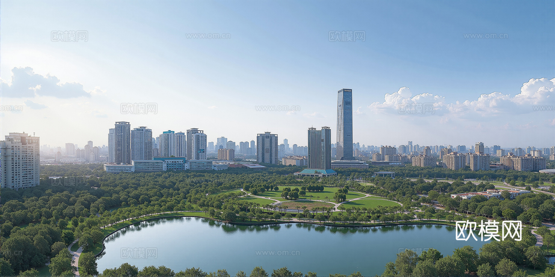 白天城市外景