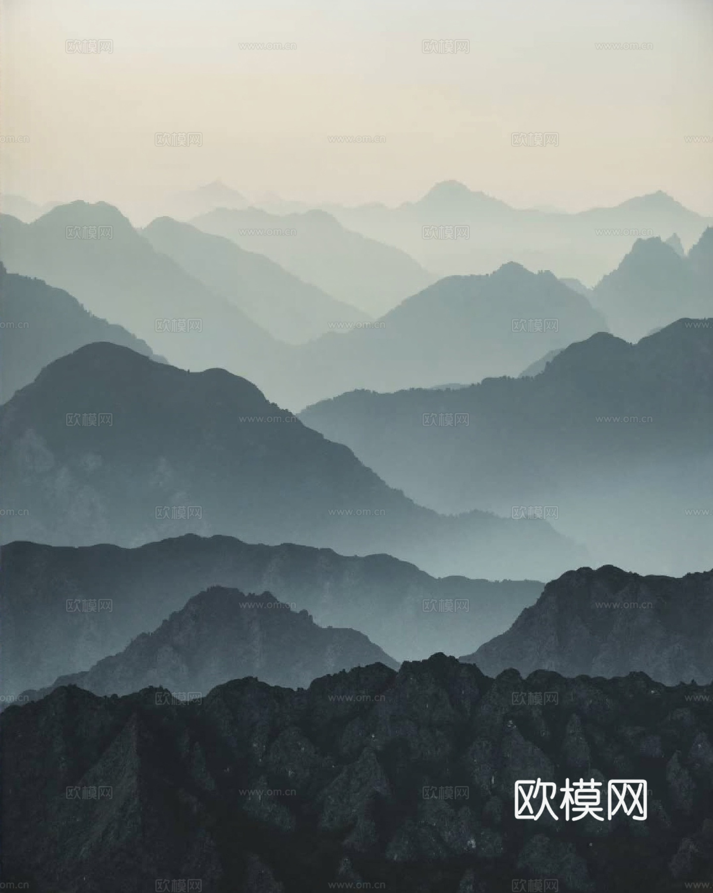 远山景外景