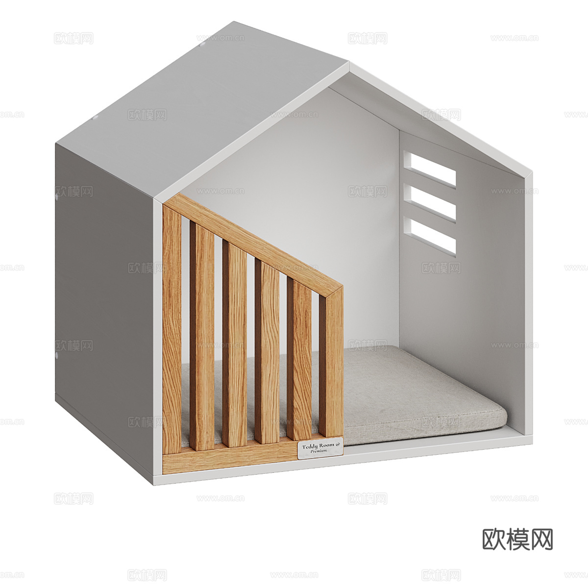 北欧简约狗屋 狗窝 北欧狗窝3d模型