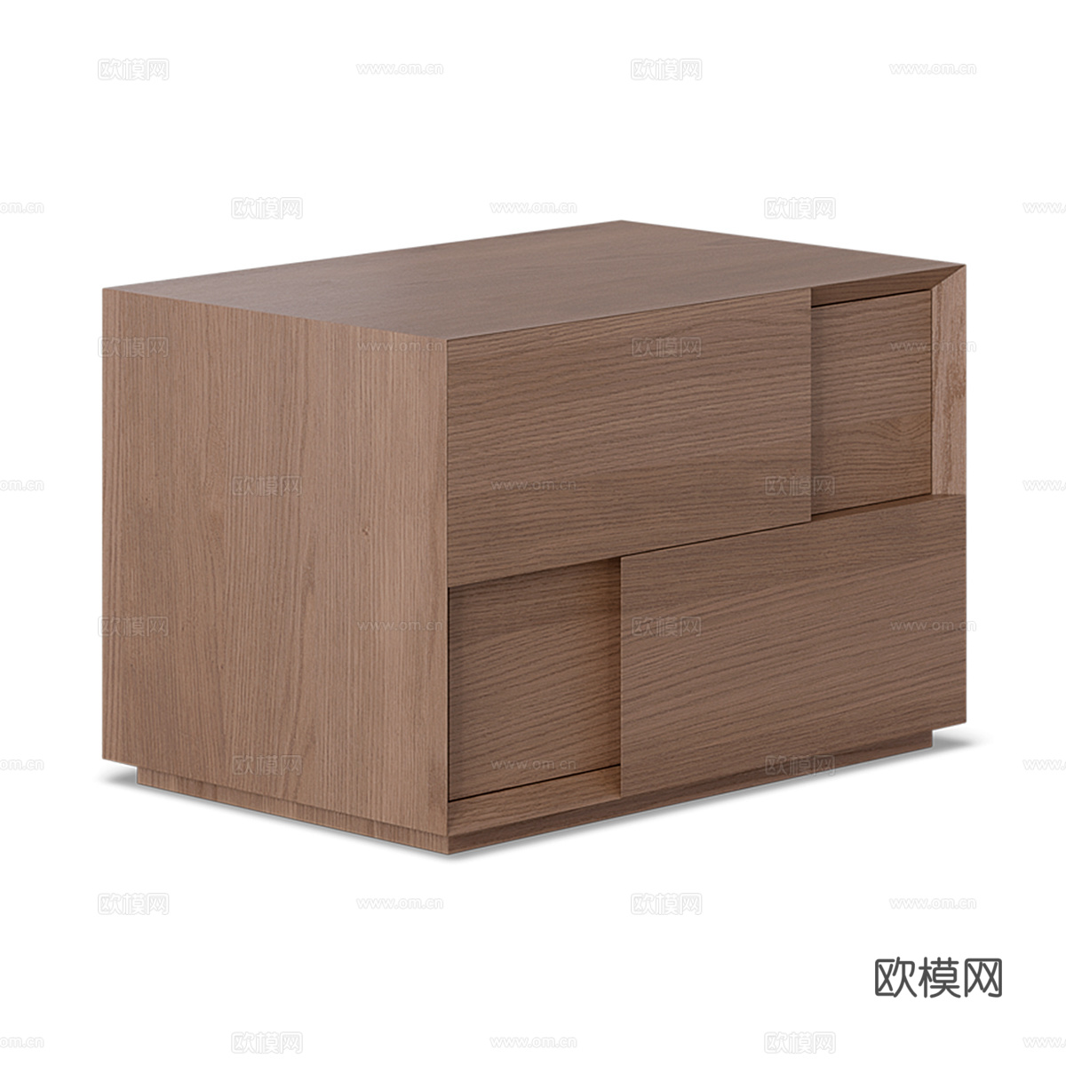 北欧简约床头柜 床头柜 简约床头柜 木质床头柜 矮柜3d模型