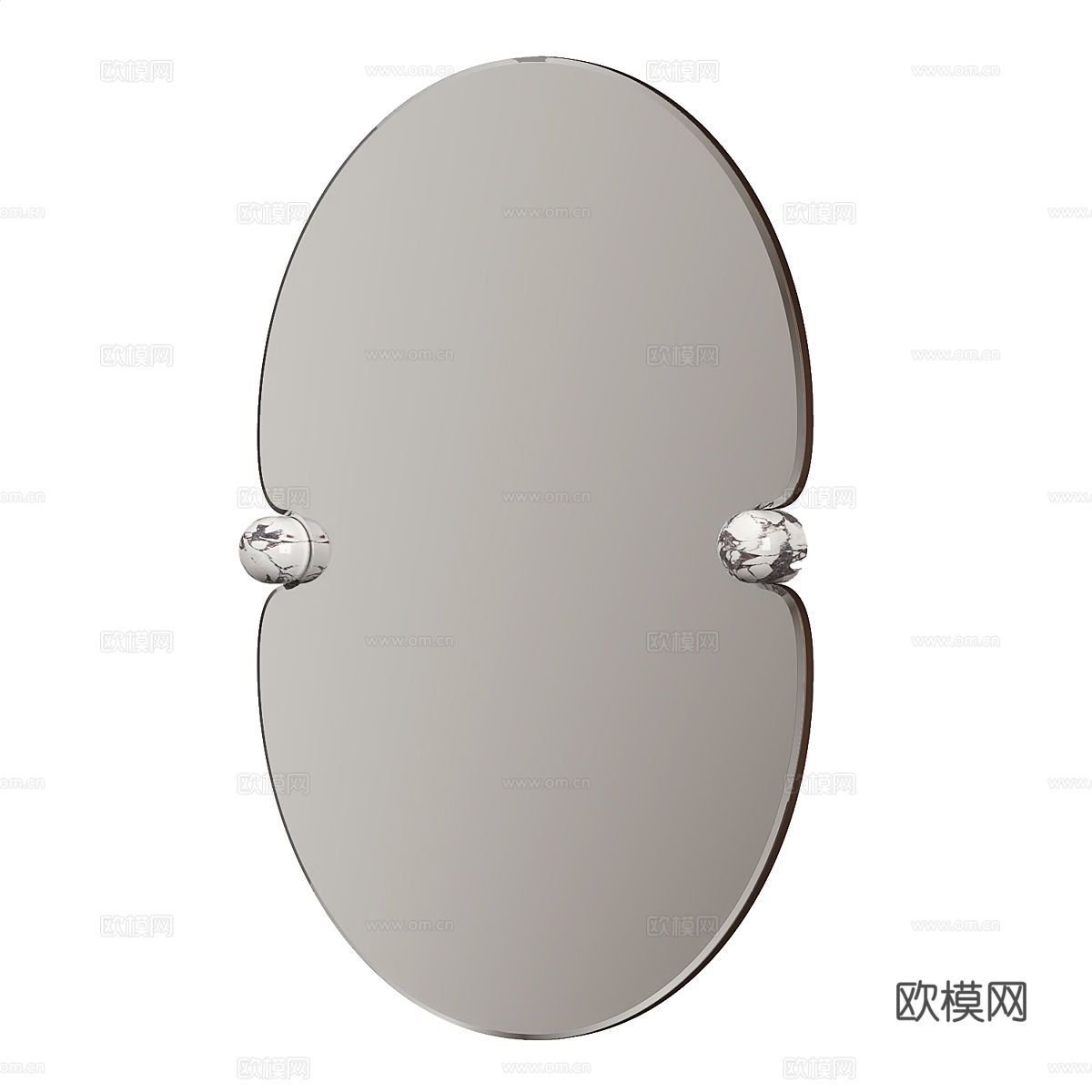 现代意式极简 Lucetta 壁镜3d模型