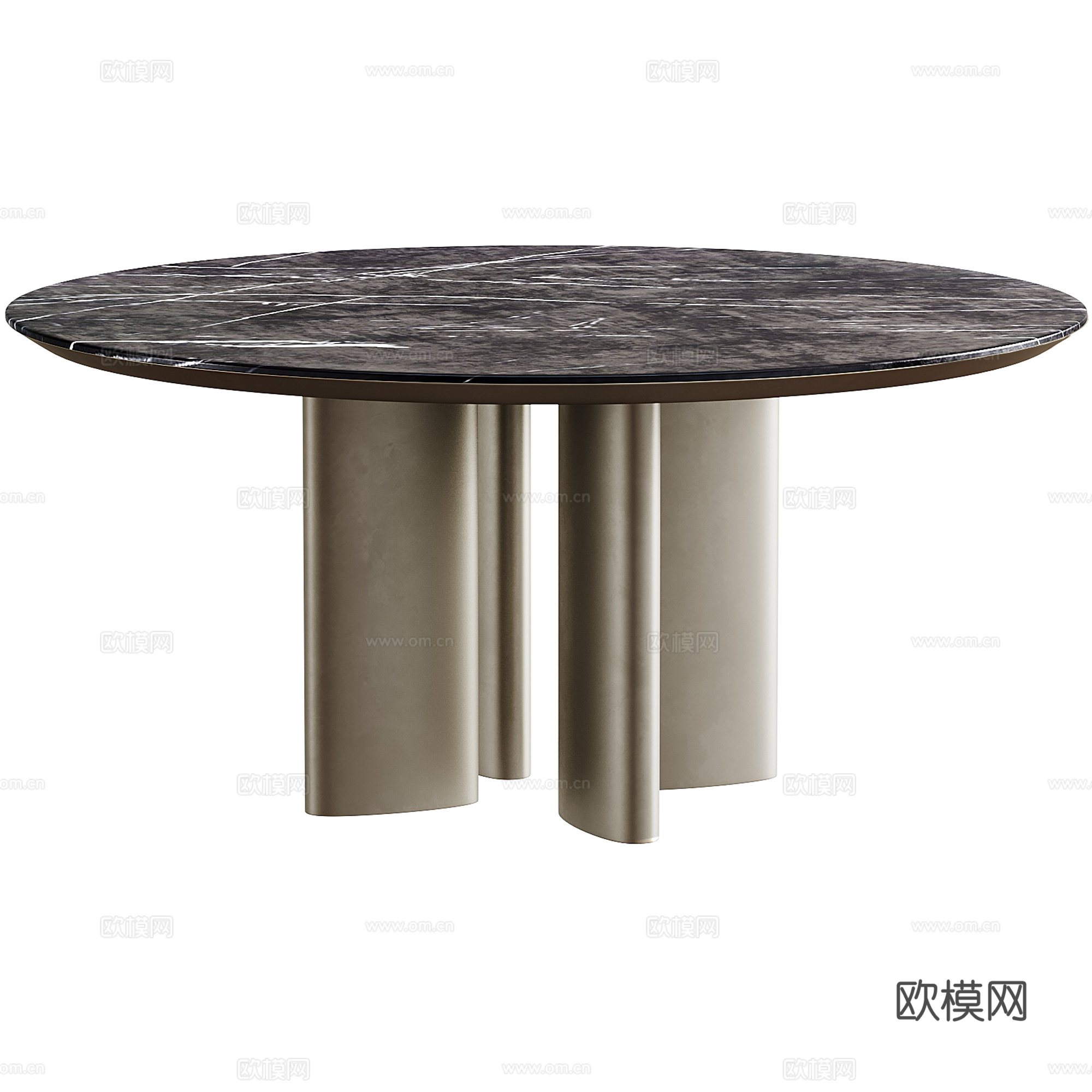 Adrien round table by poliform3d模型