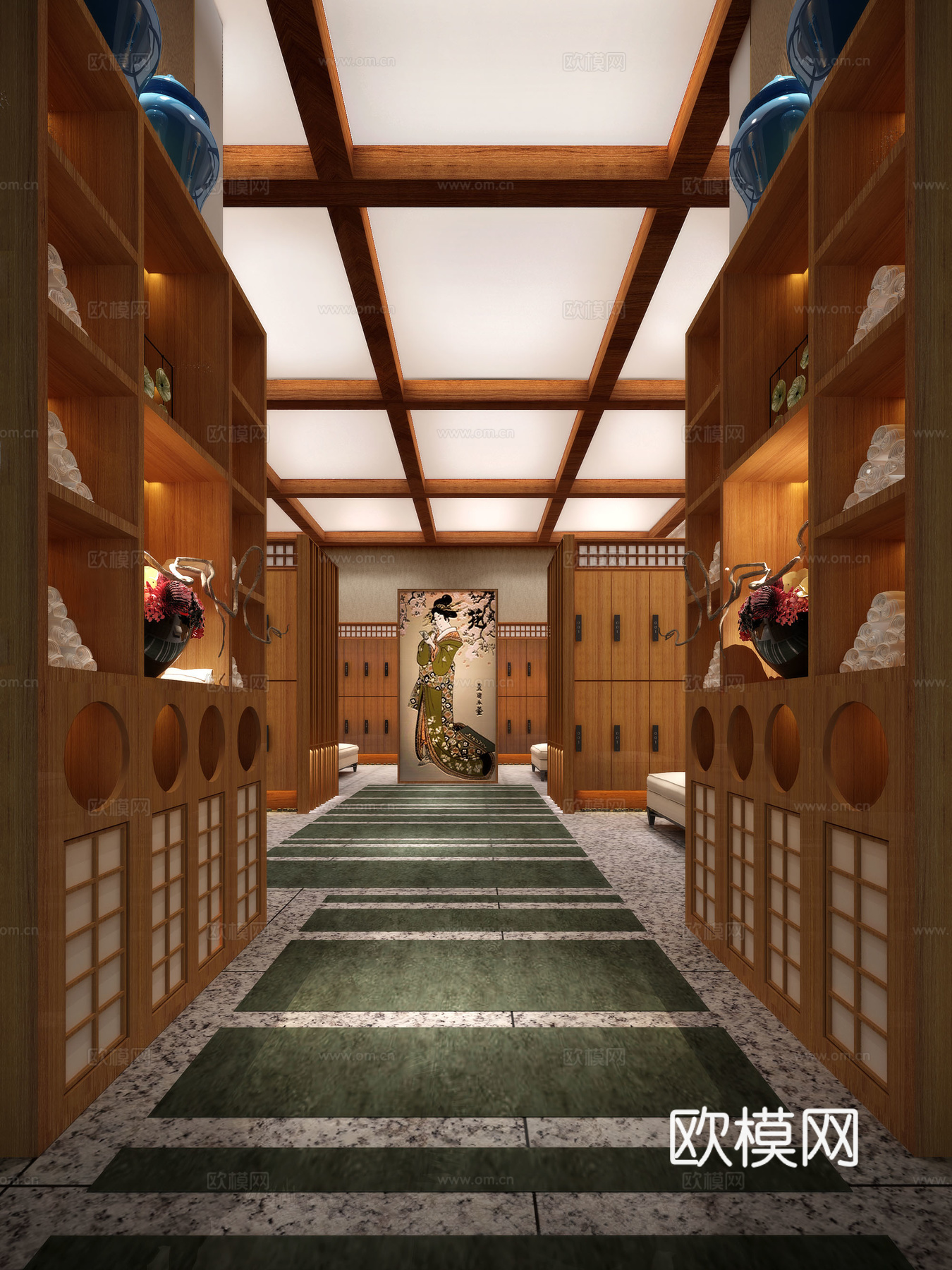 更衣室3d模型
