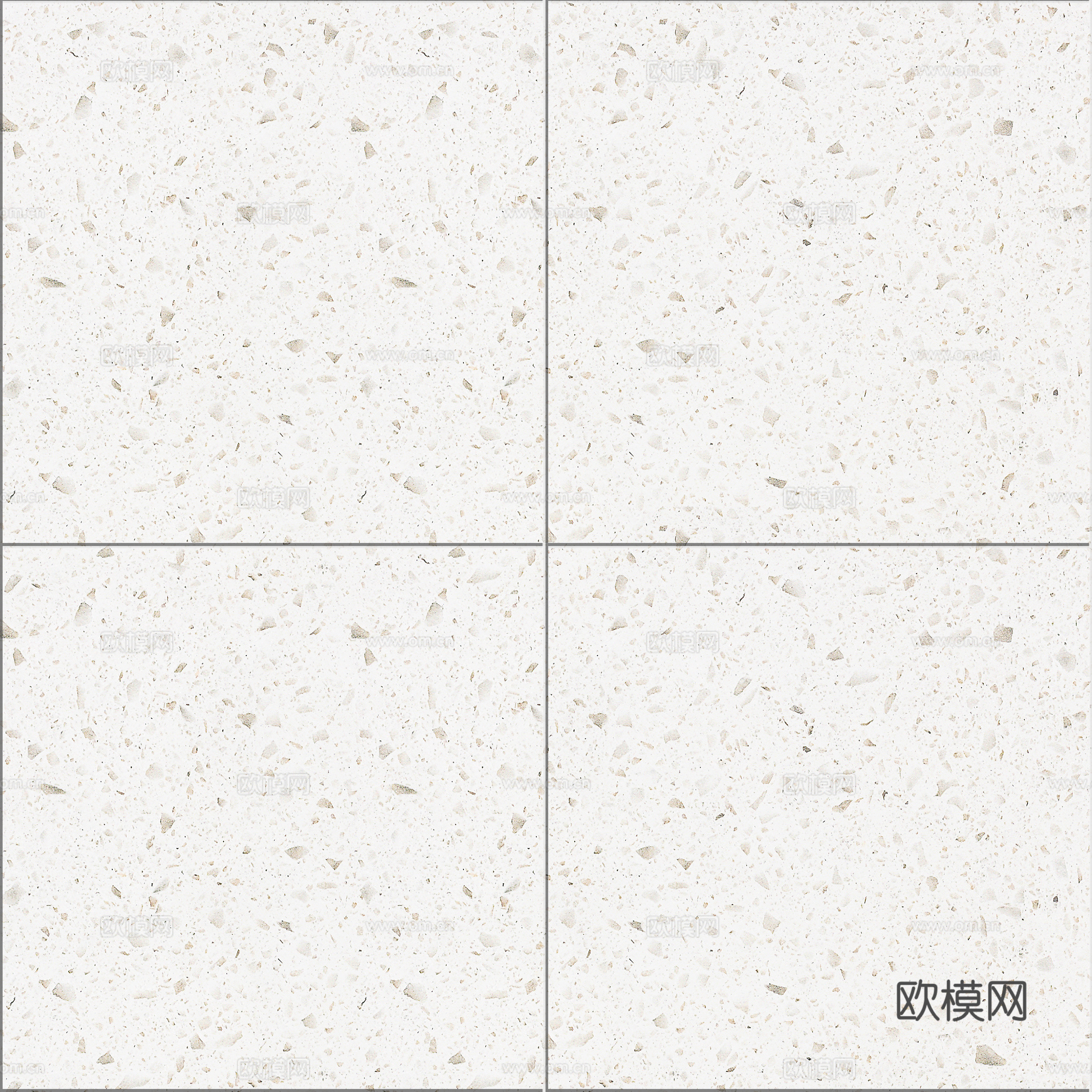 无缝浅色水磨石瓷砖贴图