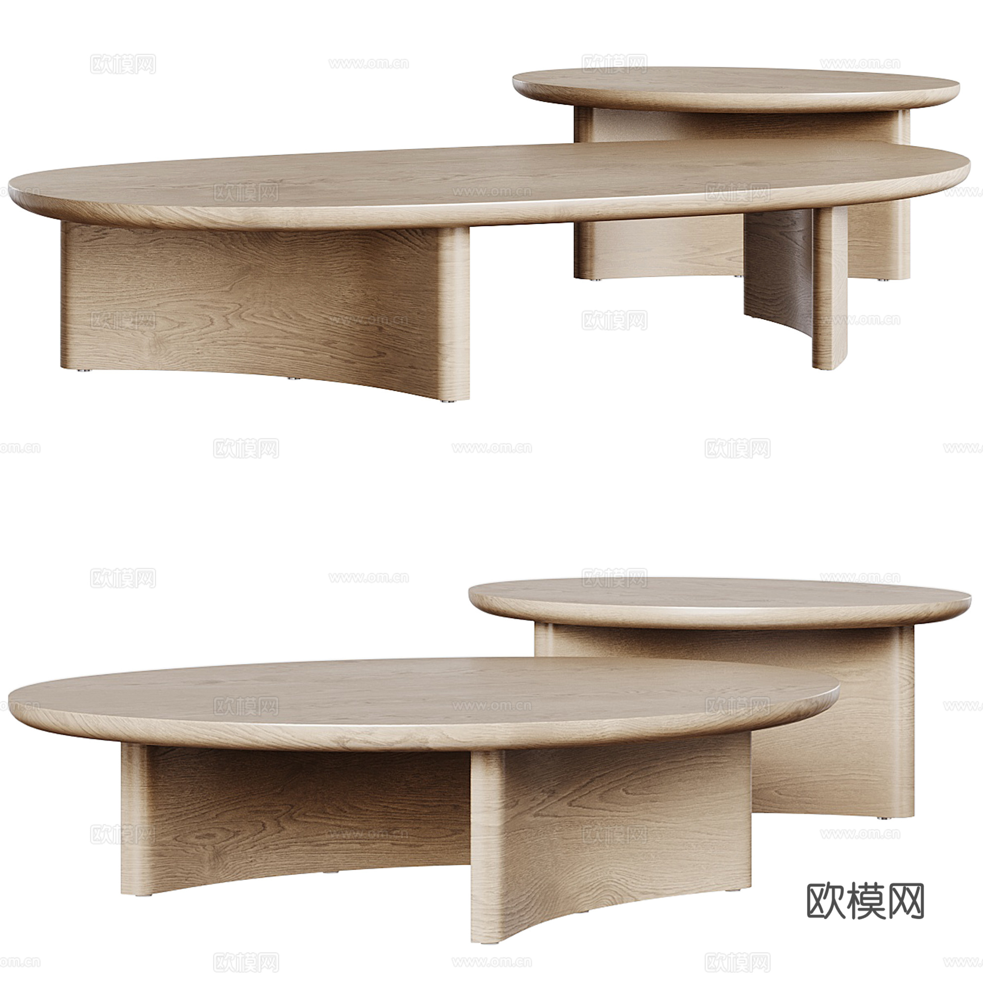 Adrien round table by poliform3d模型