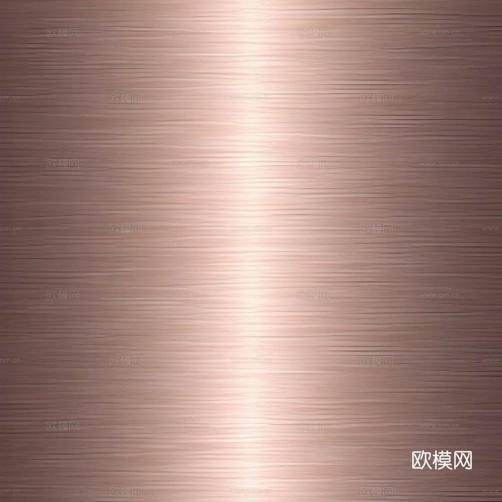 玫瑰金色拉丝不锈钢