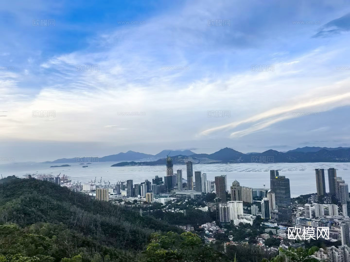 白天都市外景