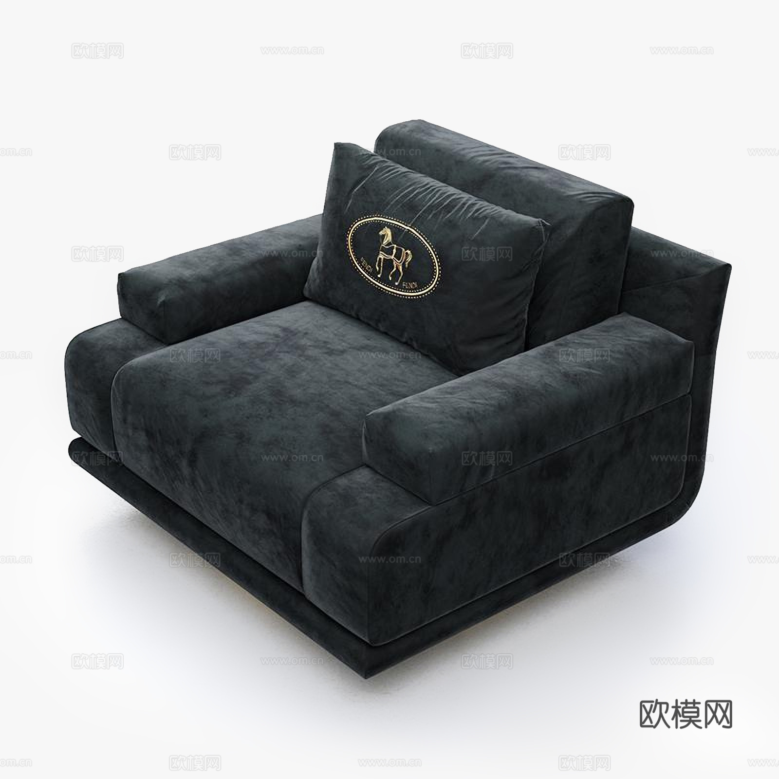 现代单人沙发 休闲椅3d模型