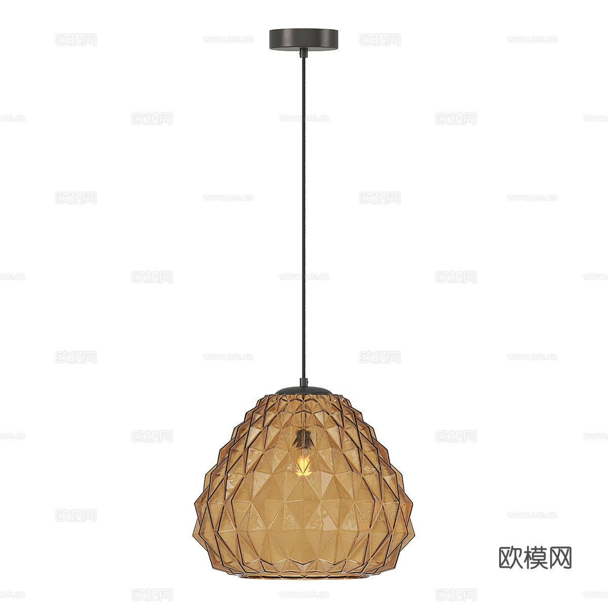 现代简约吊灯 吊灯 简约吊灯 餐厅吊灯 玻璃吊灯 灯3d模型