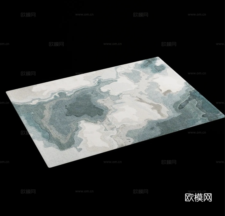 中式  现代  地毯su模型