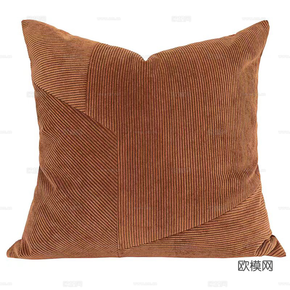 现代抱枕 枕头 布艺抱枕 条纹抱枕