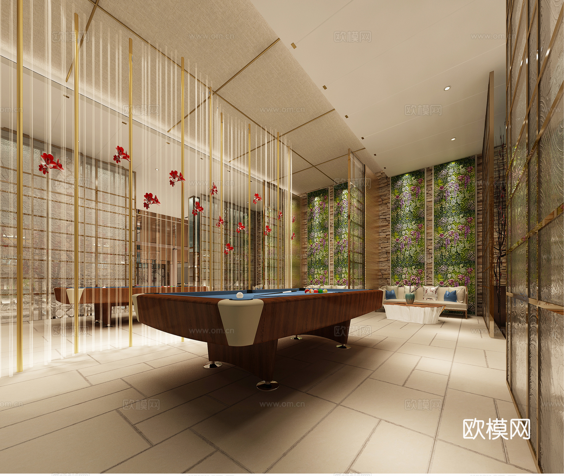 休息区3d模型
