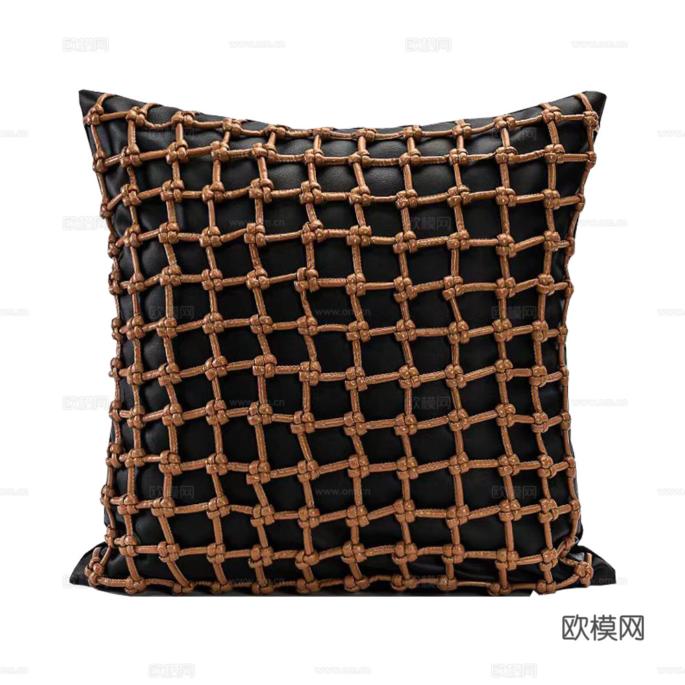 现代抱枕 枕头 编织抱枕