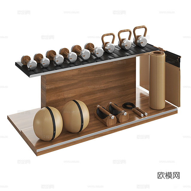 健身器材 体育器材3d模型