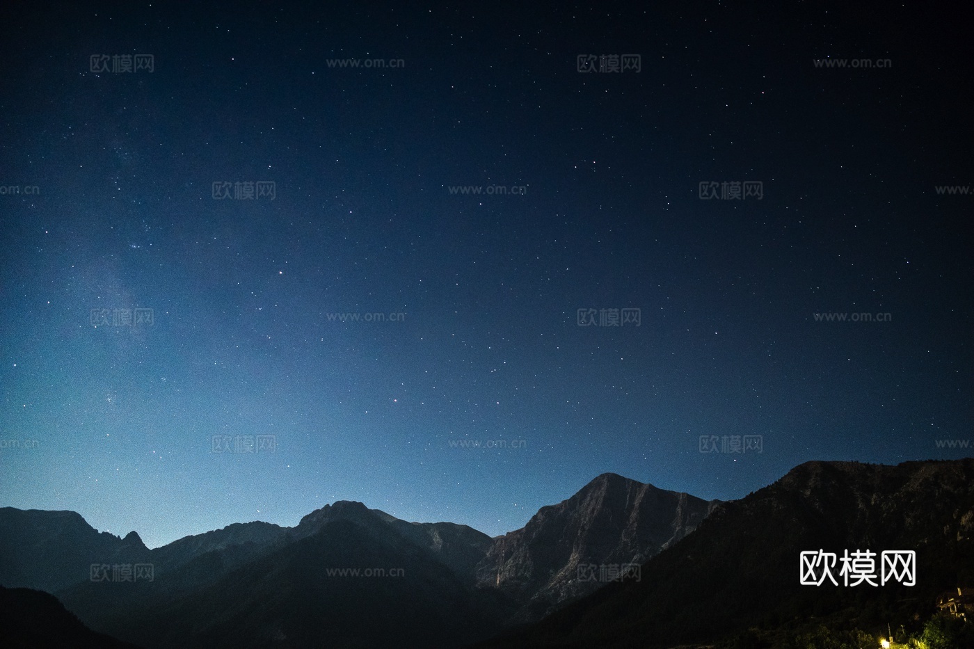 山区星空HDR贴图