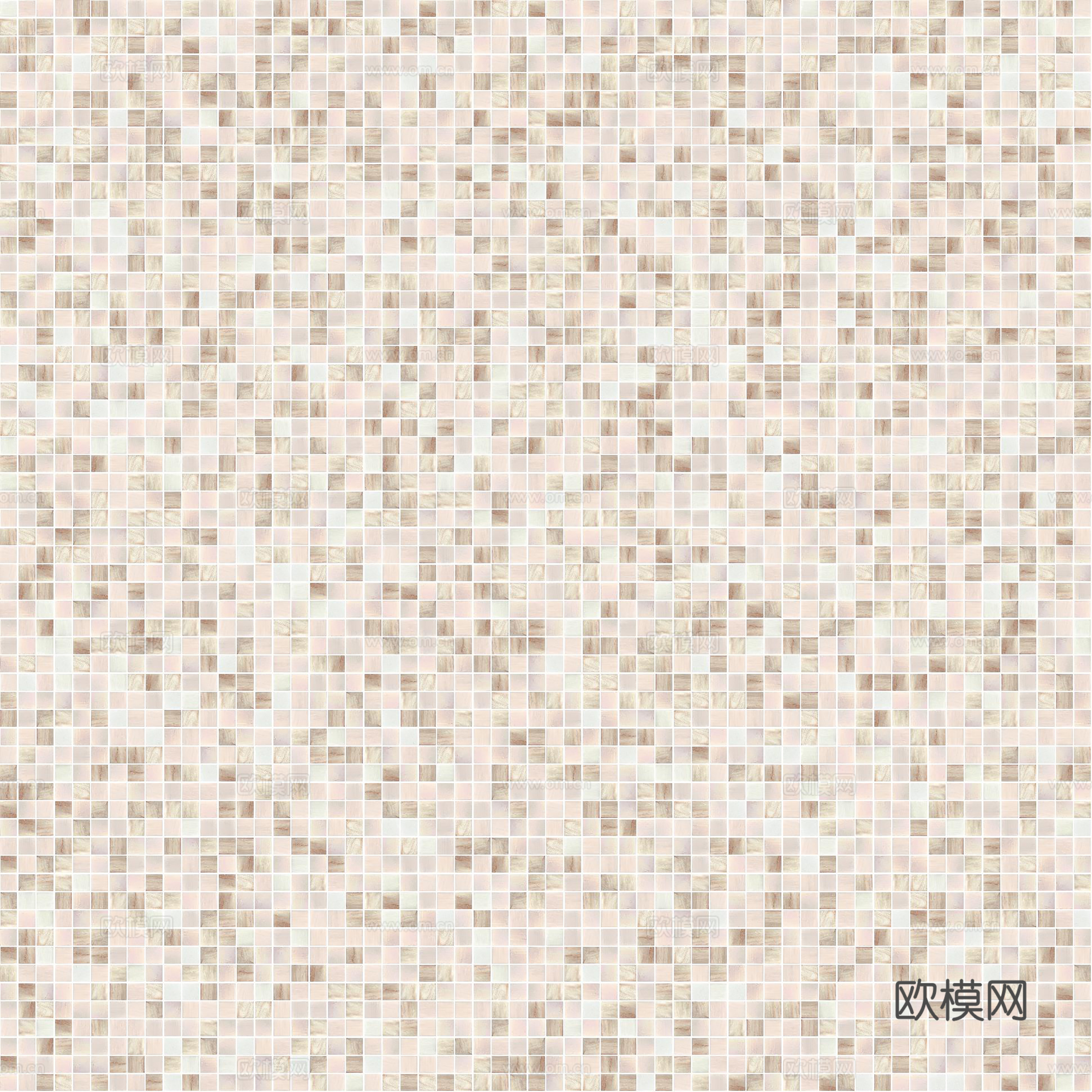 粉色渐变小方块马赛克 厨房卫浴瓷砖 地砖墙砖