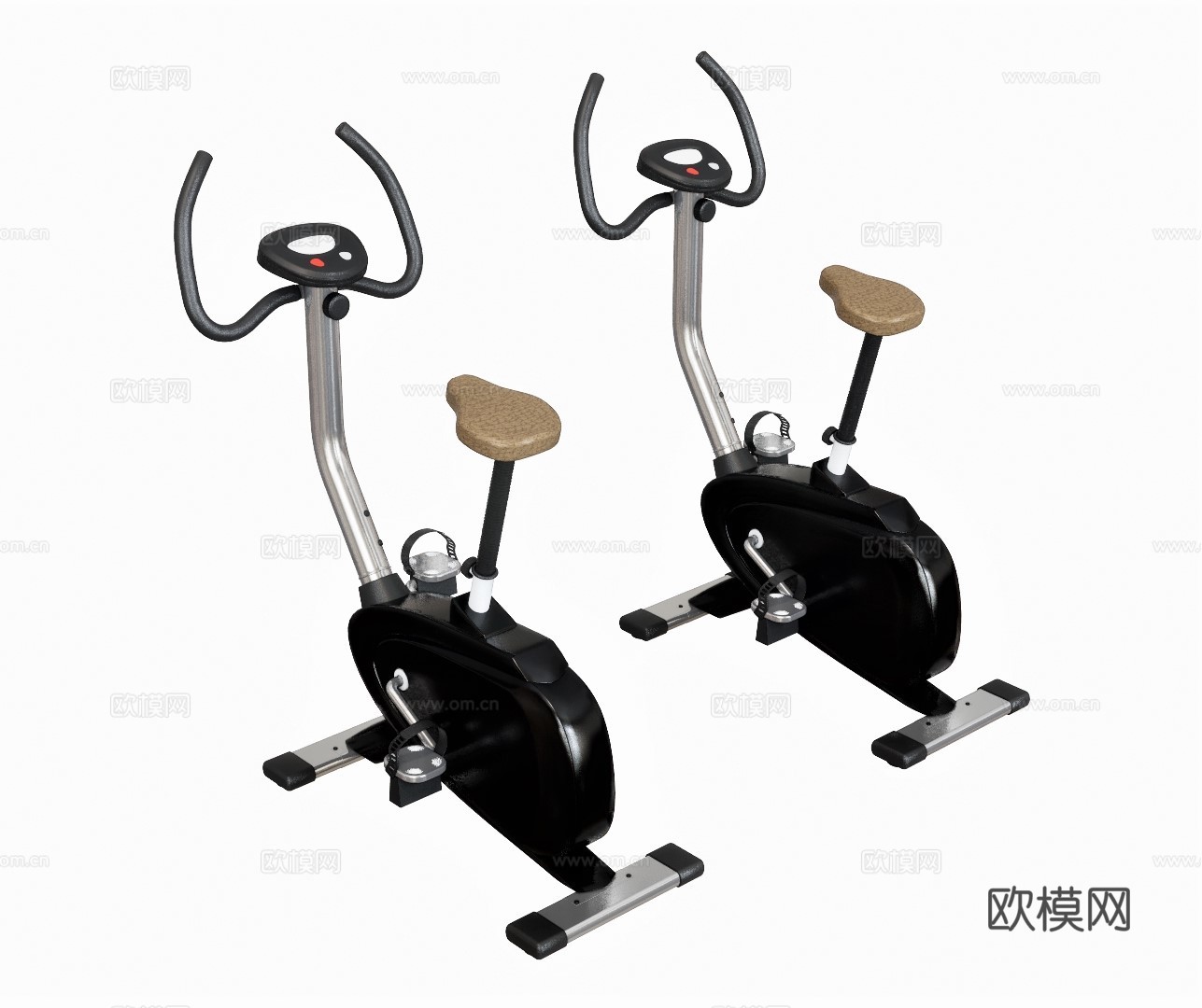 现代健身器材su模型下载