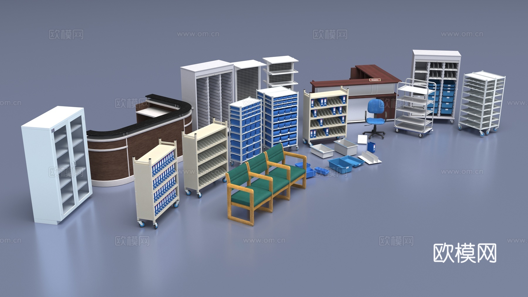 医院家具3d模型