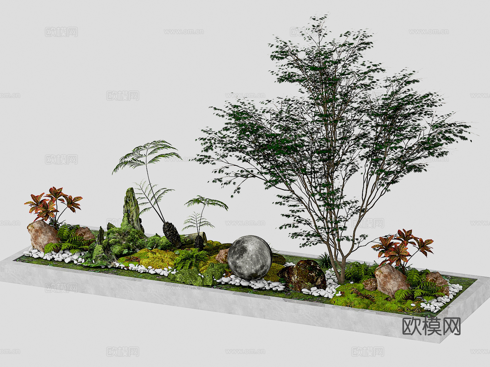 植物小品3d模型