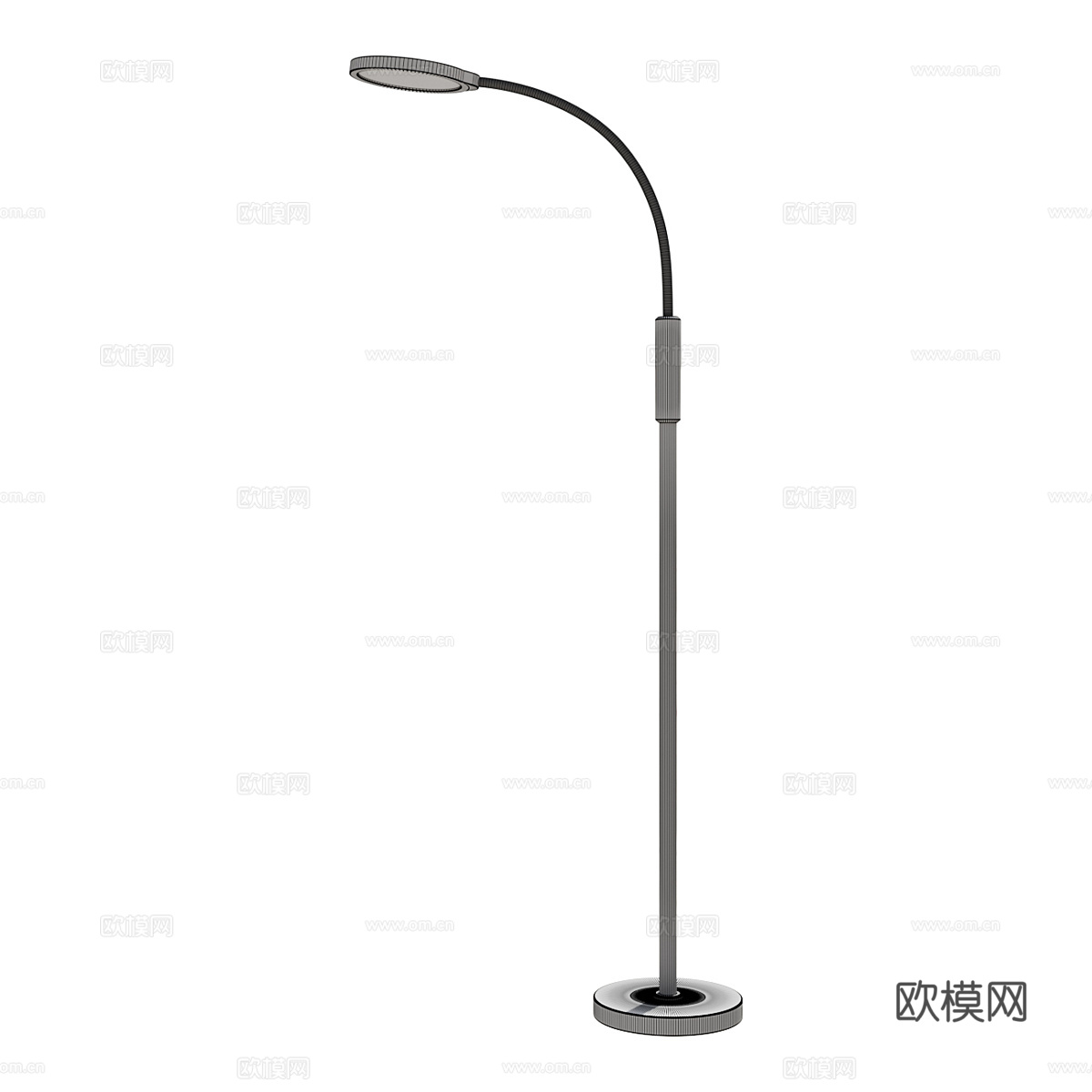 现代极简落地灯3d模型