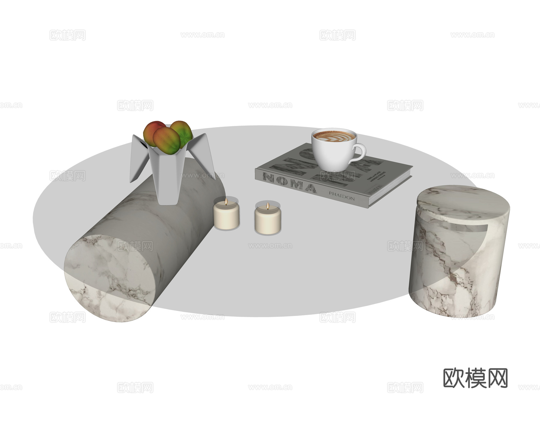 现代茶几 玻璃茶几 圆形茶几 大理石茶几 石材茶几su模型