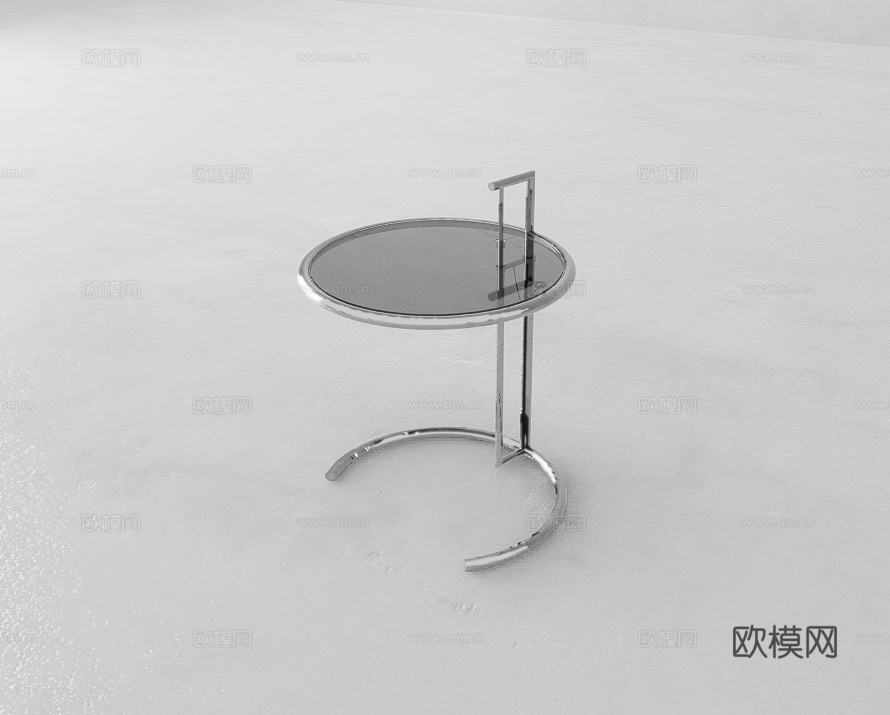 金属边几 茶几su模型