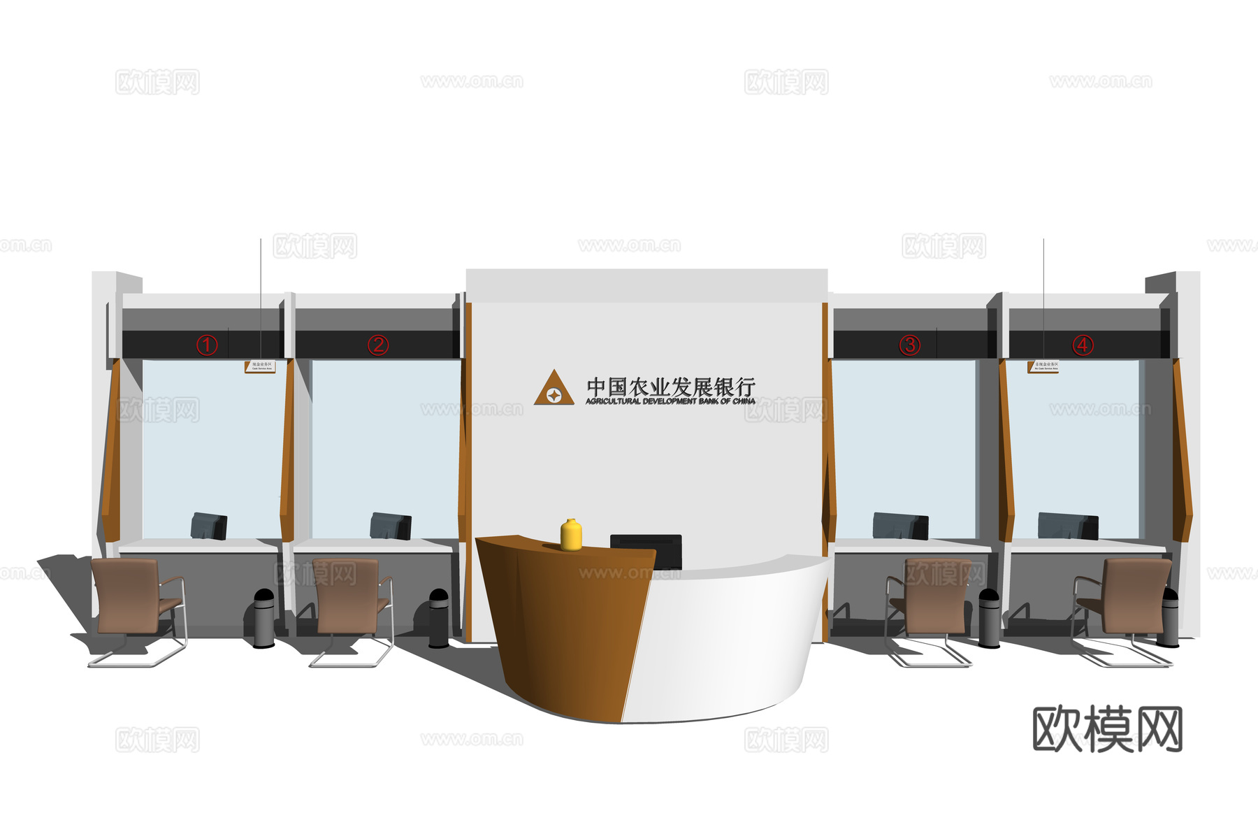 现代银行服务台su模型