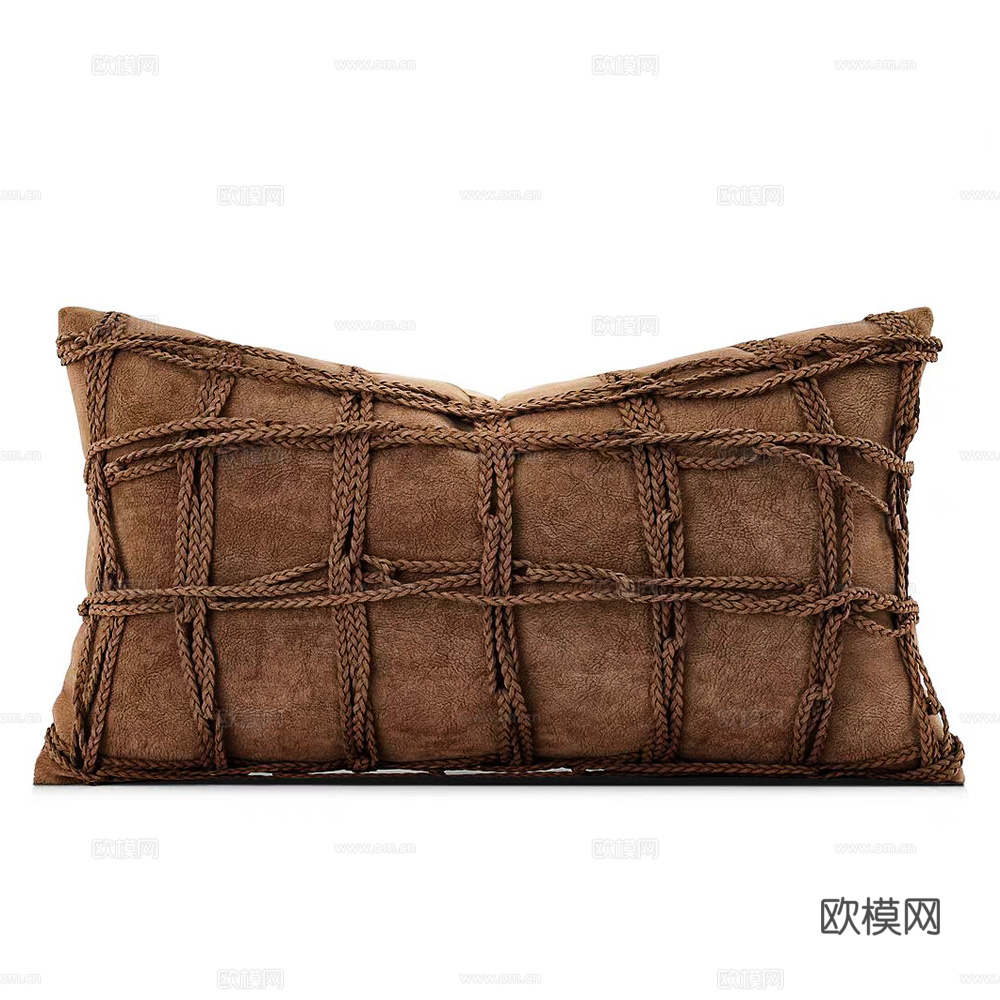 现代抱枕 枕头 编织抱枕
