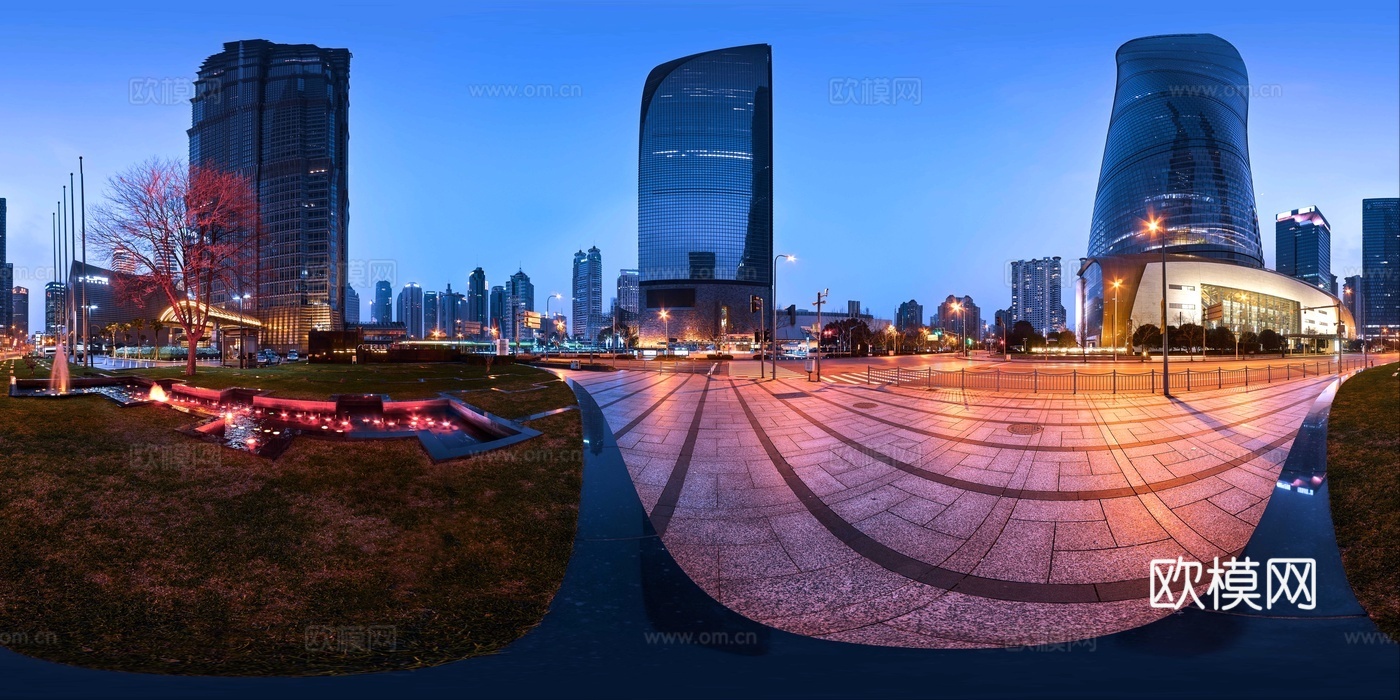 夜晚城市_贴图