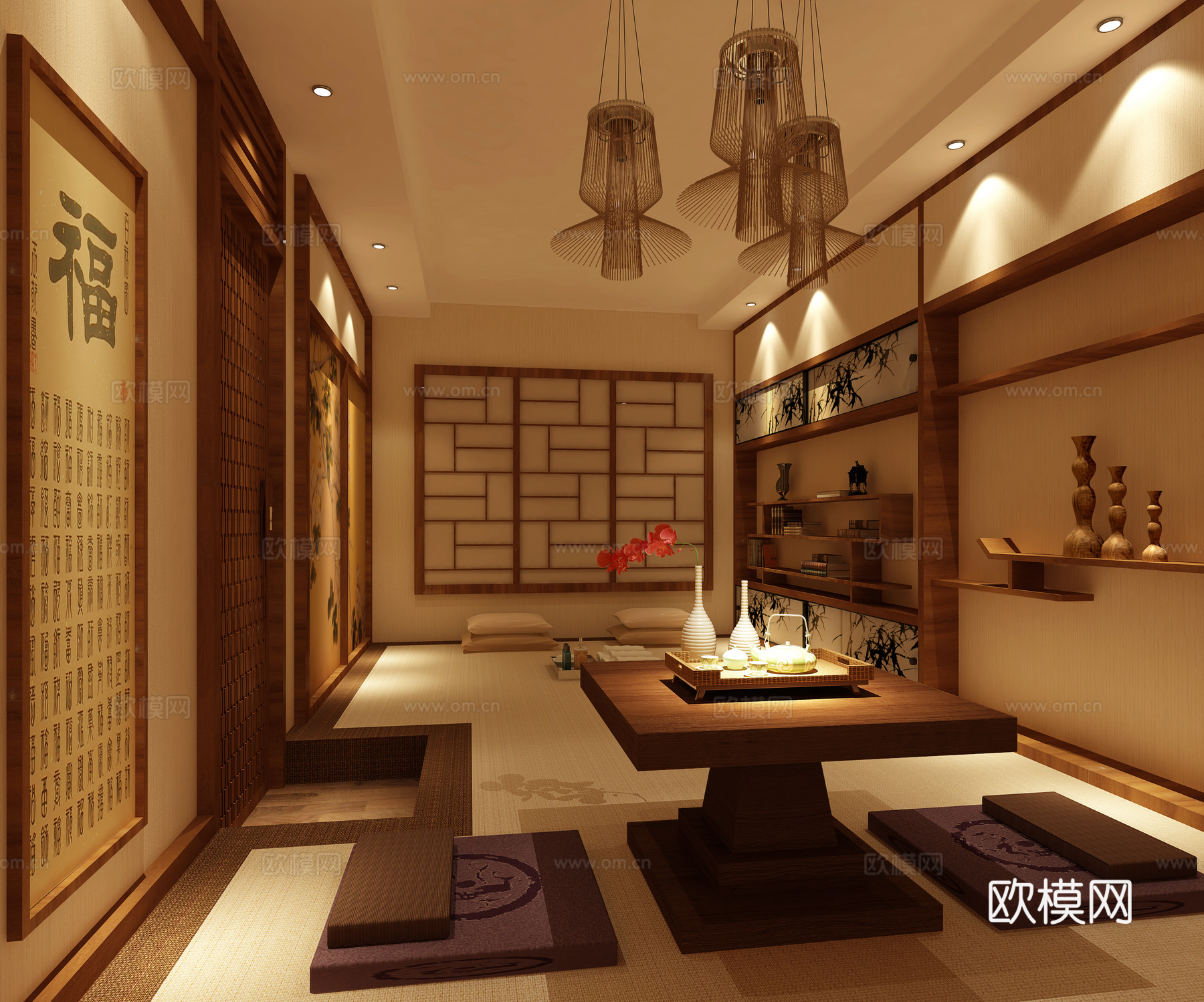 按摩间3d模型