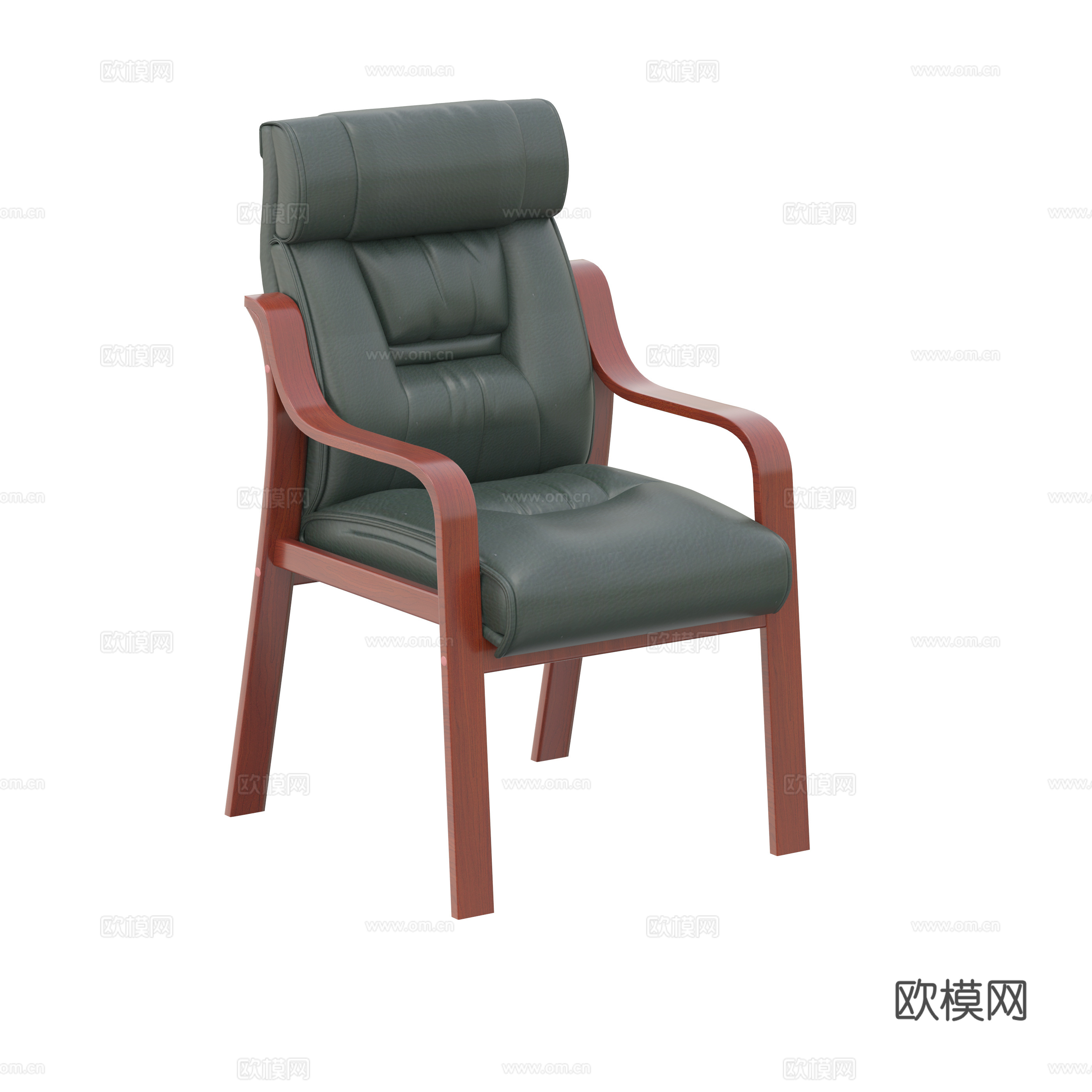 党建会议椅子3d模型