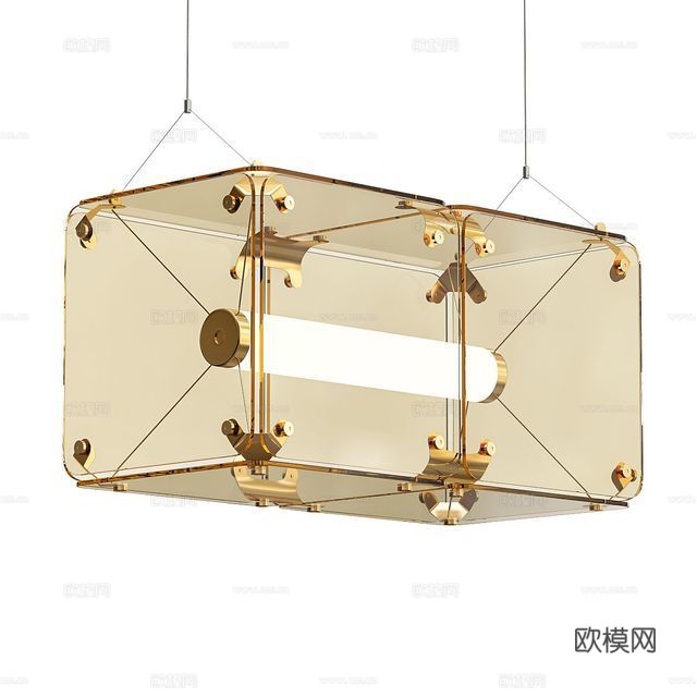 工业风吊灯 吊灯3d模型