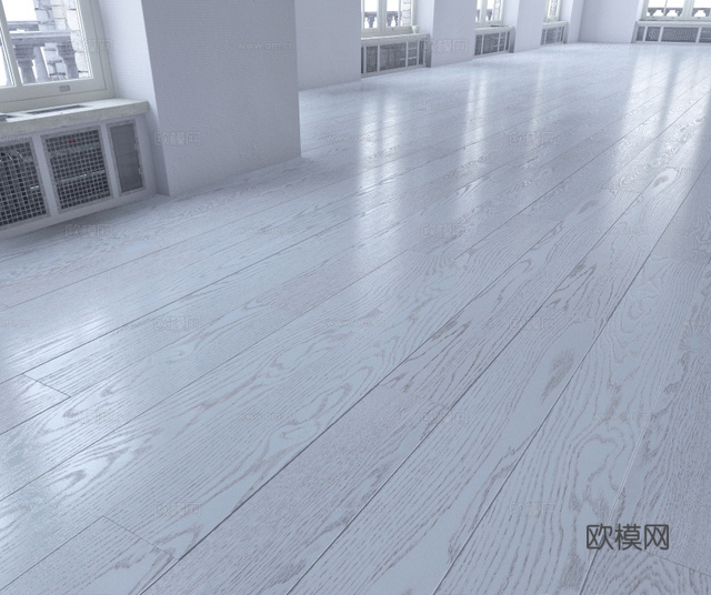 现代地板 木地板3d模型