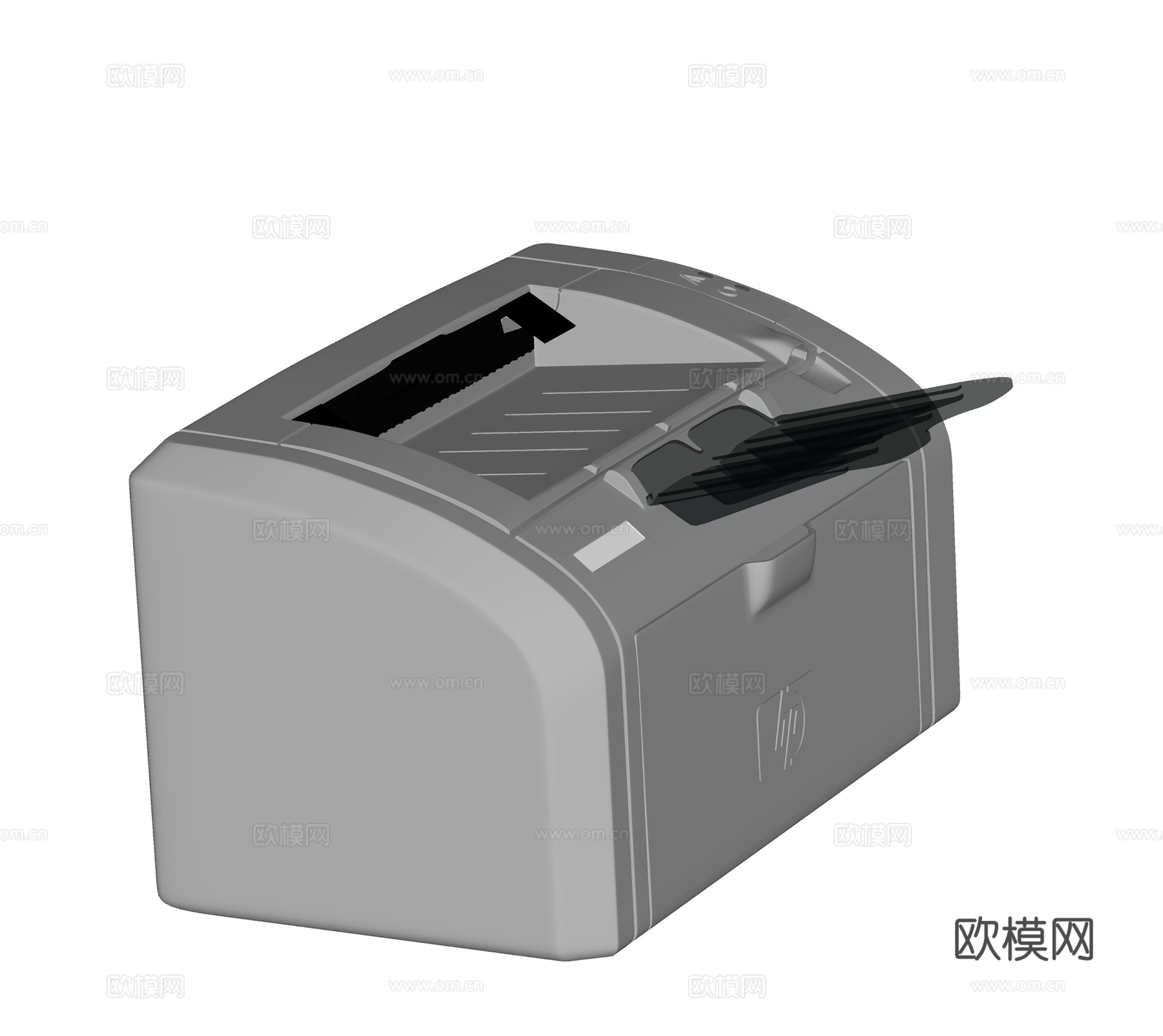 现代办公设备  办公打印机 复印机su模型