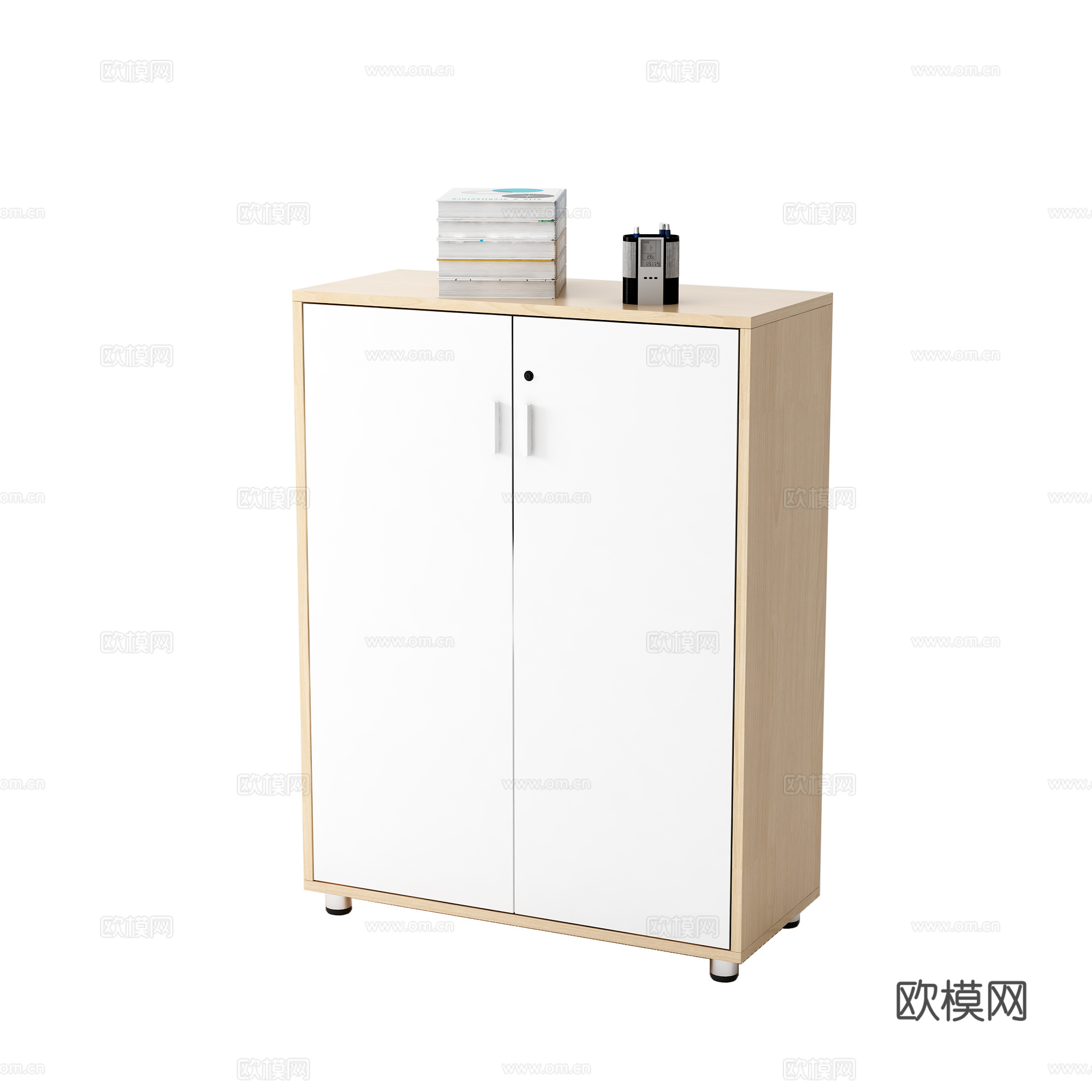 现代文件柜饰品模型3d模型